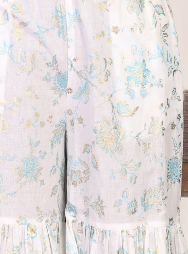 AURELIA Floral Print Kurta Set