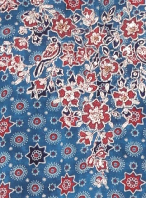 W Printed Straight Kurta Set