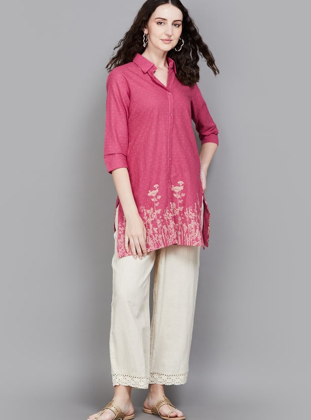 SPAN Embroidered Straight Kurta
