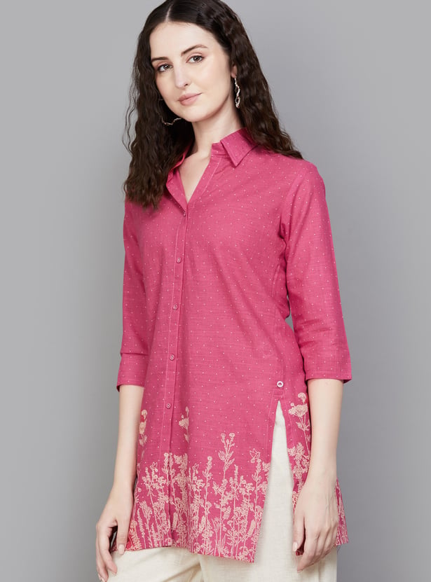 SPAN Embroidered Straight Kurta