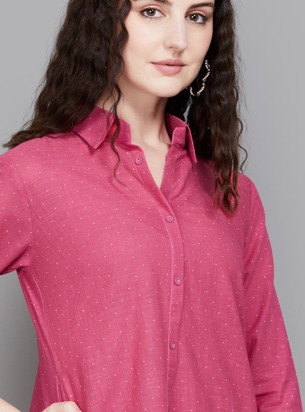 SPAN Embroidered Straight Kurta