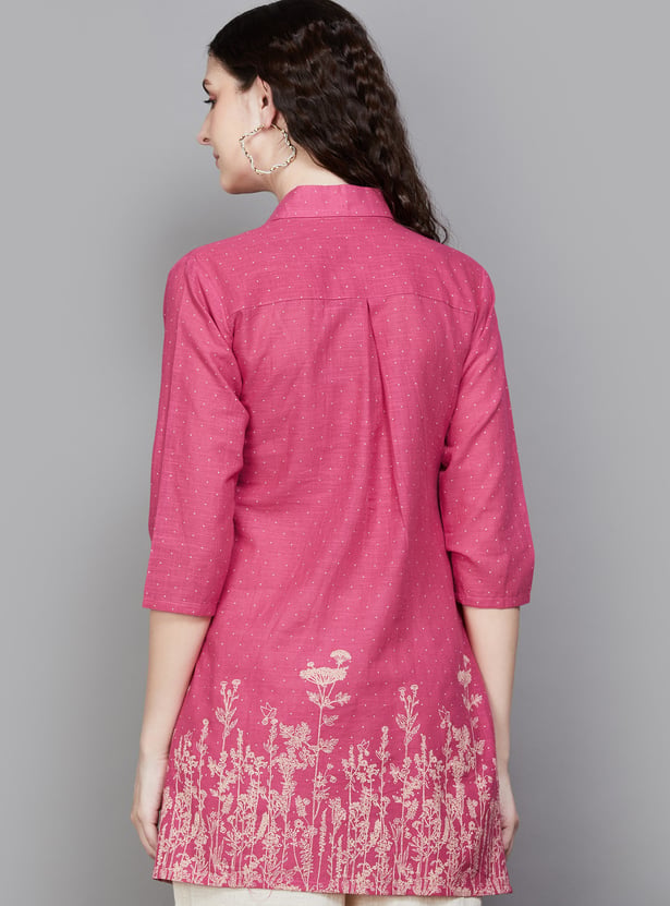SPAN Embroidered Straight Kurta