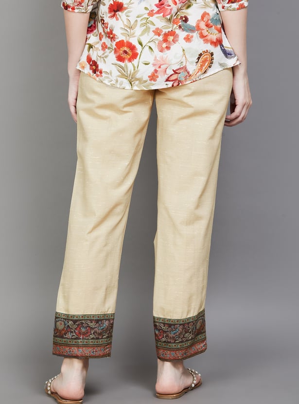 SPAN Solid Straight Pants