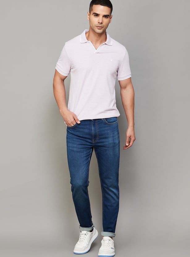 UNITED COLORS OF BENETTON Washed Regular Tapered Jeans