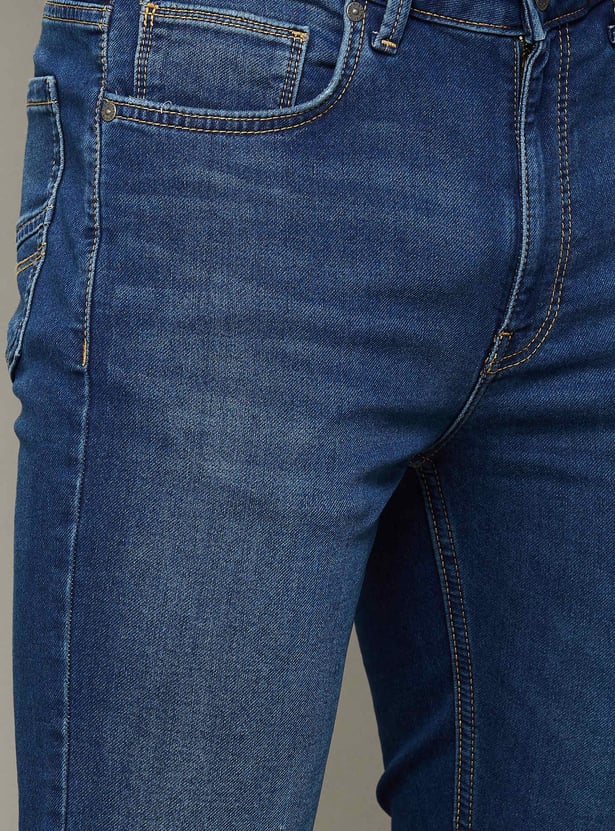 UNITED COLORS OF BENETTON Washed Regular Tapered Jeans