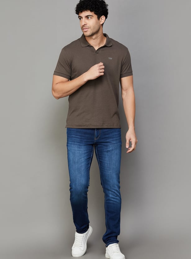 UNITED COLORS OF BENETTON Whiskered Skinny Fit Jeans