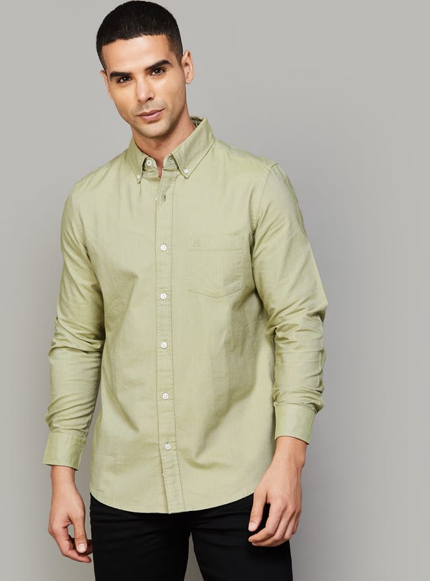 UNITED COLORS OF BENETTON Solid Regular Fit Shirt