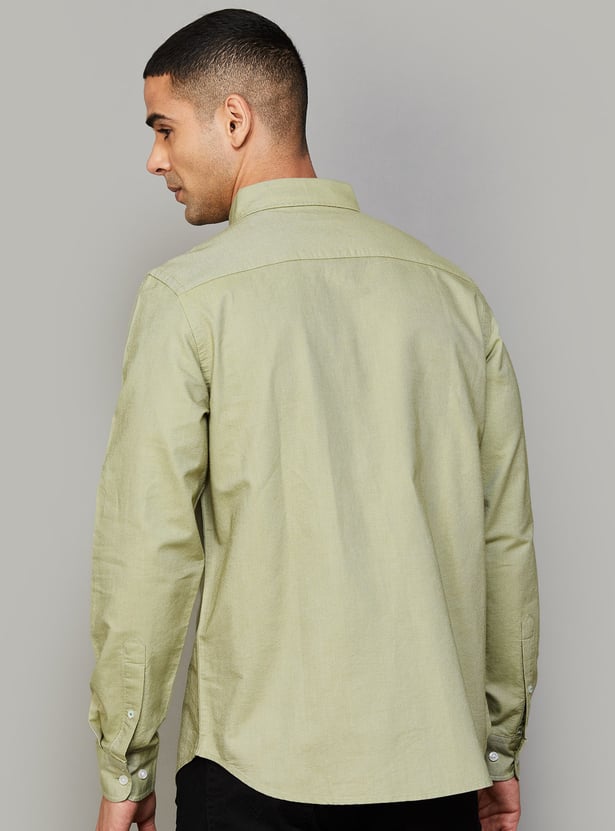 UNITED COLORS OF BENETTON Solid Regular Fit Shirt
