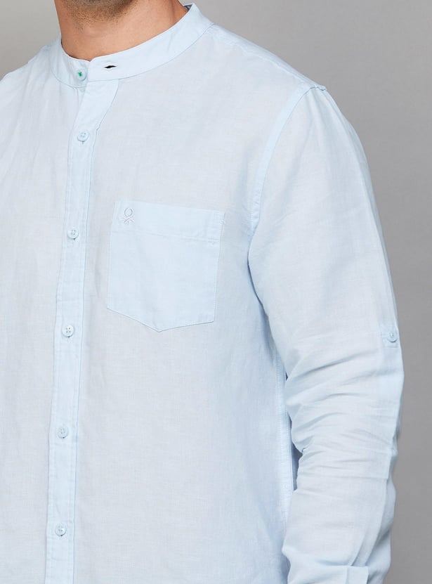 UNITED COLORS OF BENETTON Solid Regular Fit Shirt