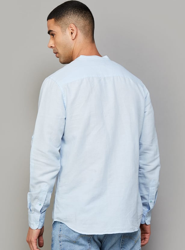 UNITED COLORS OF BENETTON Solid Regular Fit Shirt