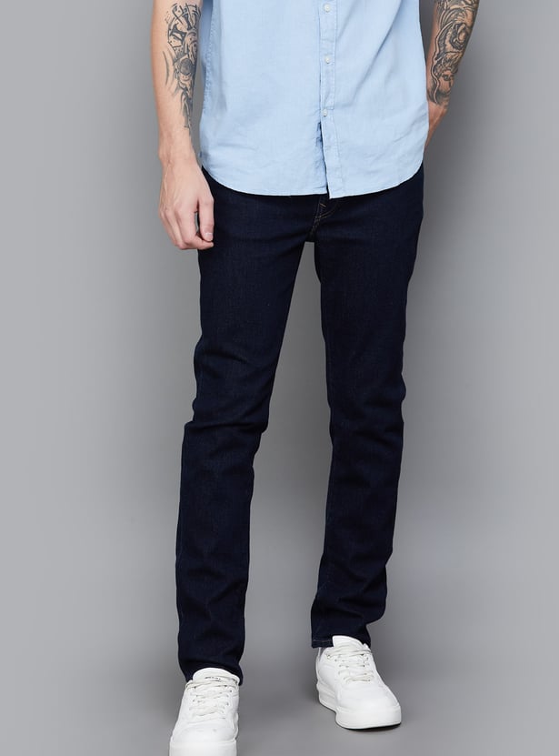 AMERICAN EAGLE Darkwashed Slim Straight Jeans