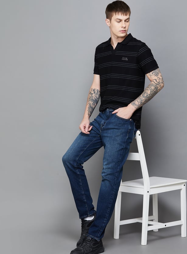 AMERICAN EAGLE Darkwashed Slim Straight Jeans