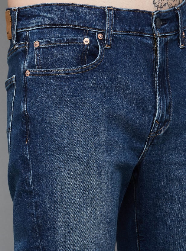 AMERICAN EAGLE Darkwashed Slim Straight Jeans