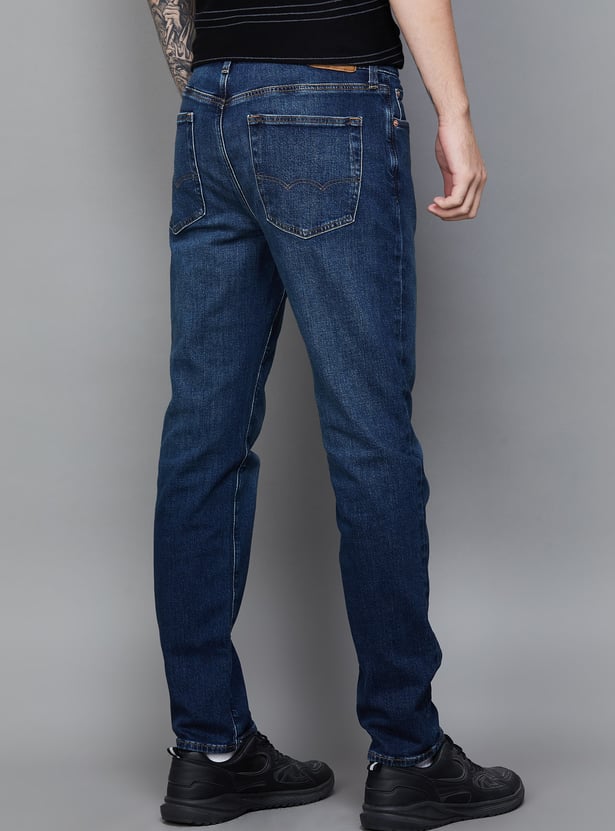 AMERICAN EAGLE Darkwashed Slim Straight Jeans