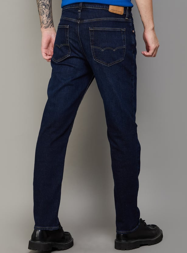 AMERICAN EAGLE Solid Slim Straight Jeans