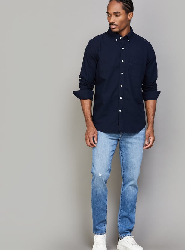 AMERICAN EAGLE Solid Regular Fit Shirt