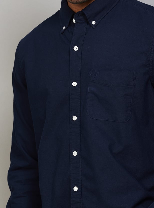 AMERICAN EAGLE Solid Regular Fit Shirt
