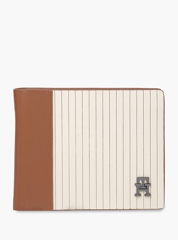 TOMMY HILFIGER Logo Applique Bi-Fold Leather Wallet