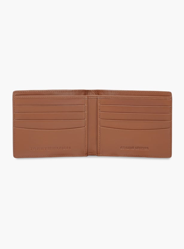 TOMMY HILFIGER Logo Applique Bi-Fold Leather Wallet
