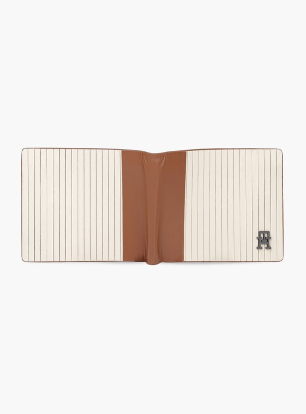 TOMMY HILFIGER Logo Applique Bi-Fold Leather Wallet