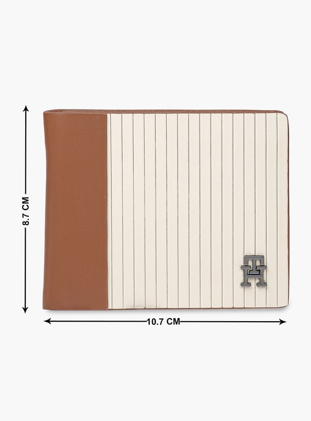 TOMMY HILFIGER Logo Applique Bi-Fold Leather Wallet