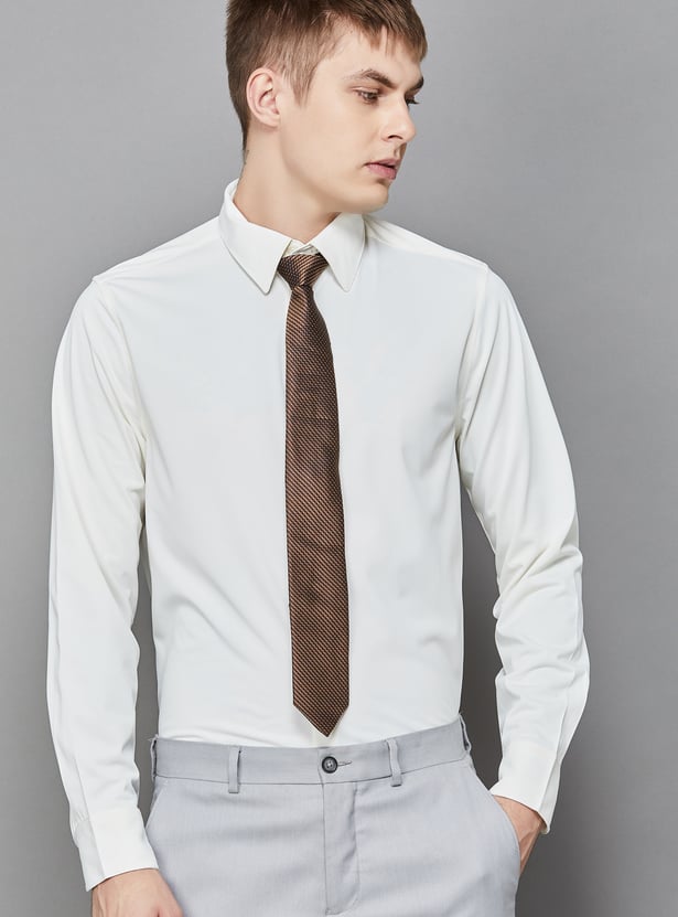 LOUIS PHILIPPE Embroidered Tie
