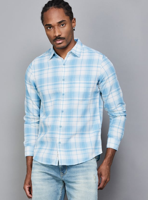 SPYKAR Checked Regular Fit Shirt