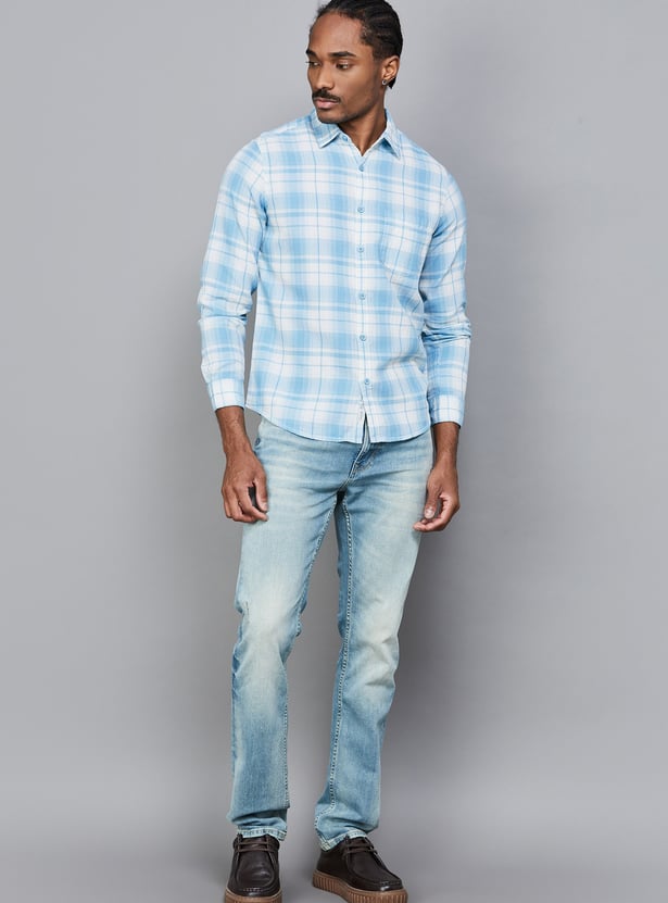 SPYKAR Checked Regular Fit Shirt