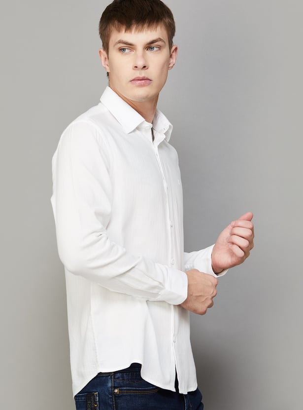 SPYKAR Solid Regular Fit Shirt