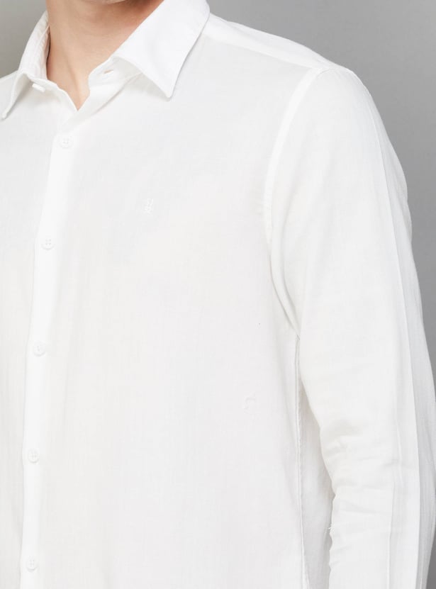 SPYKAR Solid Regular Fit Shirt