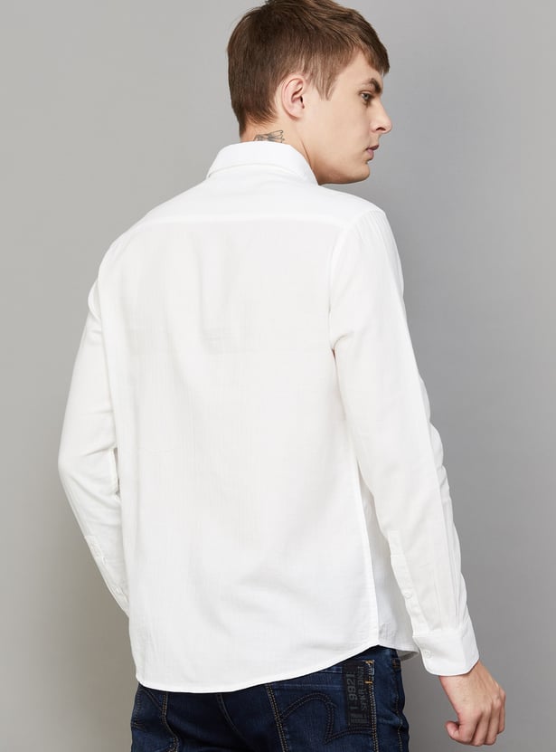 SPYKAR Solid Regular Fit Shirt