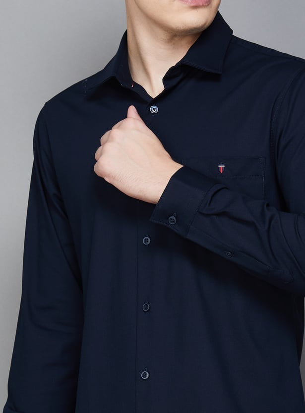 LP SPORT Solid Slim Fit Shirt