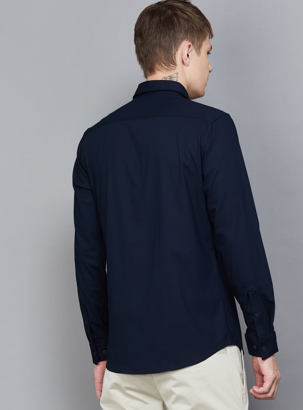LP SPORT Solid Slim Fit Shirt