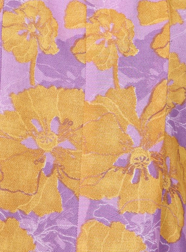 W Floral Print A-Line Kurta