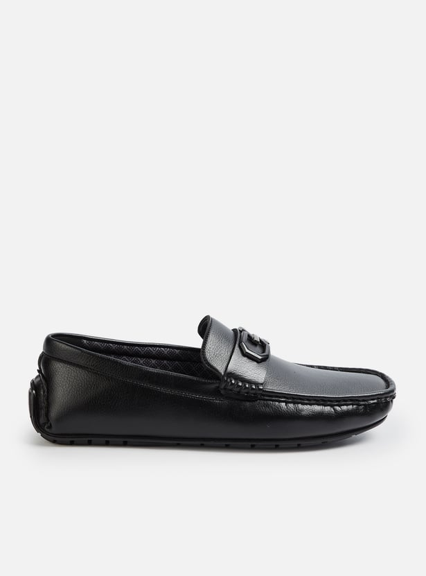 BATA Solid Slip-On Shoes