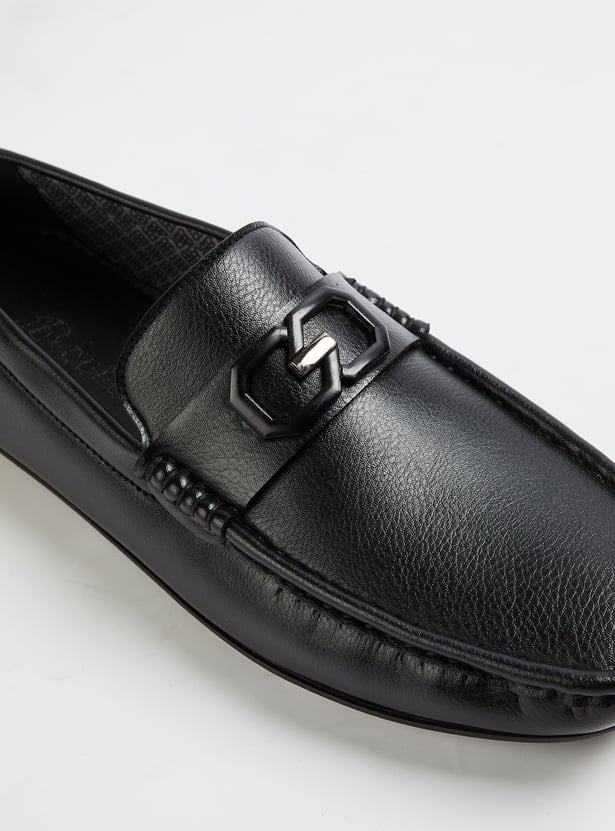 BATA Solid Slip-On Shoes