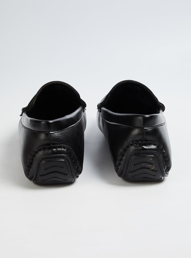 BATA Solid Slip-On Shoes