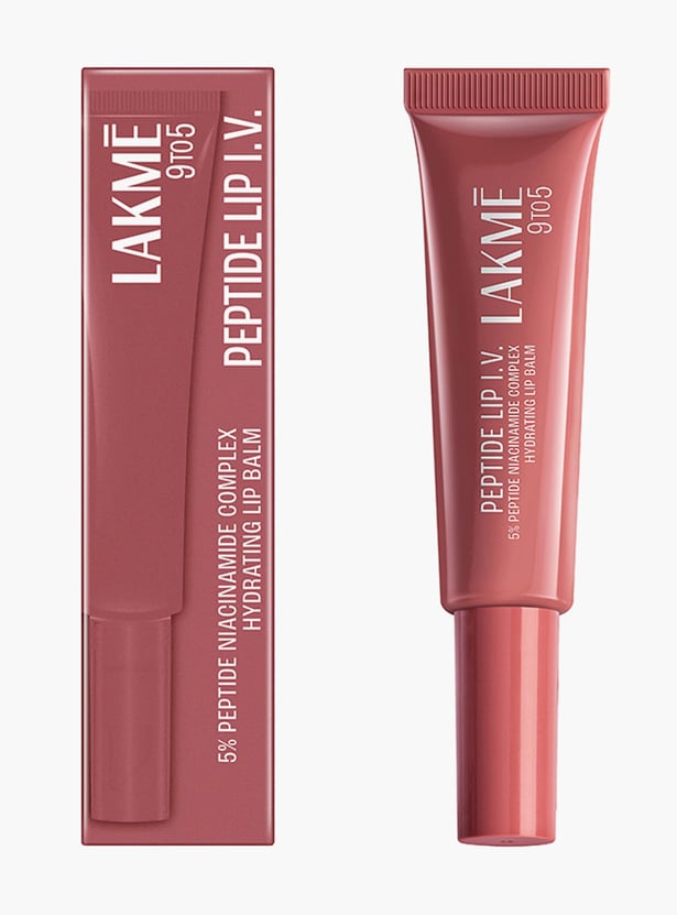 LAKME 9To5 Peptide Lip IV Hydrating Lip Balm - Bare Minimum Hydration - 10g