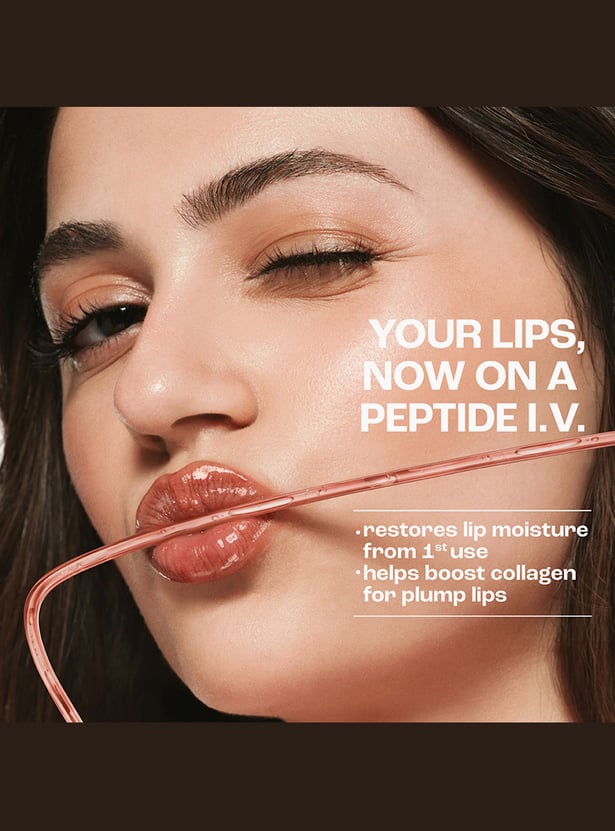 LAKME 9To5 Peptide Lip IV Hydrating Lip Balm - Bare Minimum Hydration - 10g