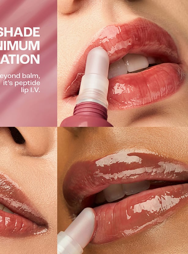 LAKME 9To5 Peptide Lip IV Hydrating Lip Balm - Bare Minimum Hydration - 10g