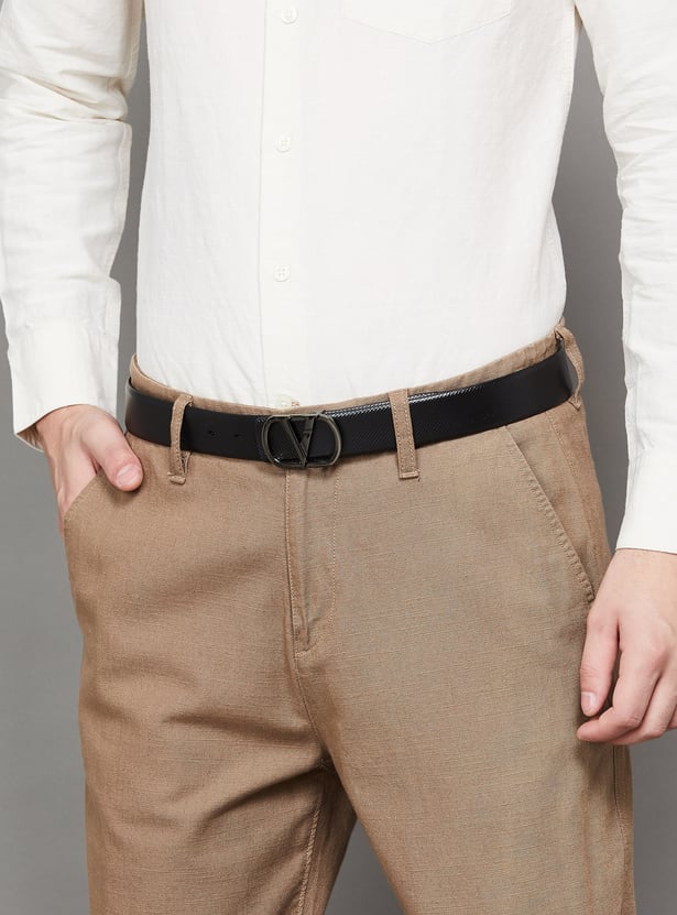 VAN HEUSEN Textured Leather Belt