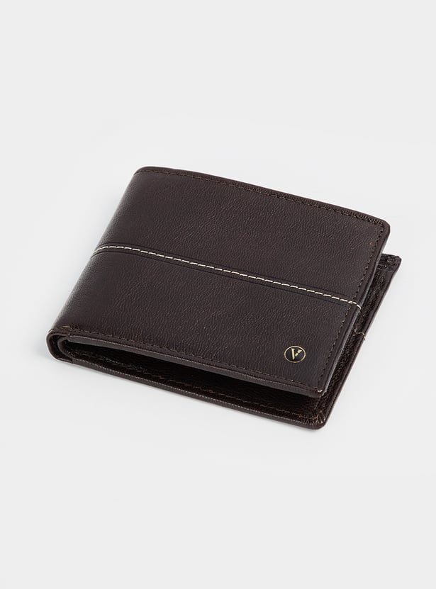 VAN HEUSEN Textured Leather Bi-Fold Wallet