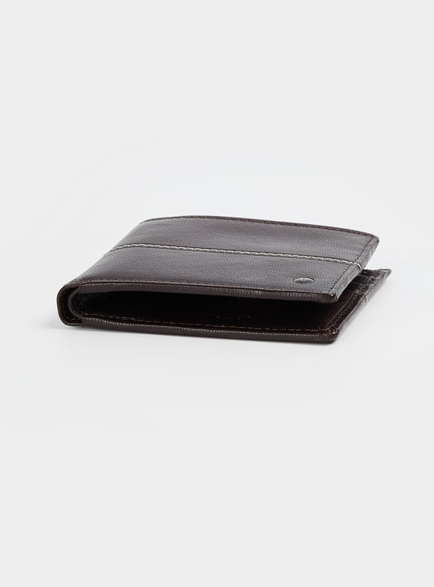 VAN HEUSEN Textured Leather Bi-Fold Wallet