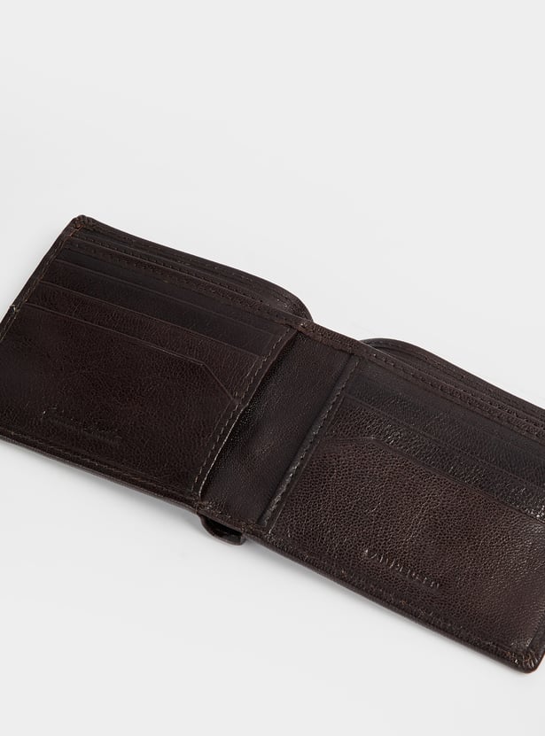 VAN HEUSEN Textured Leather Bi-Fold Wallet