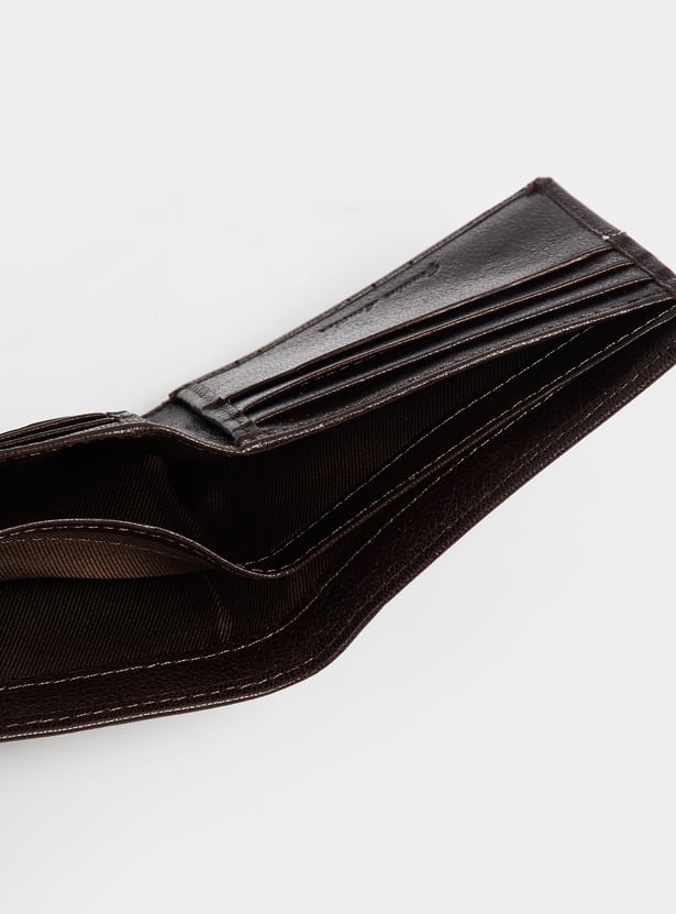 VAN HEUSEN Textured Leather Bi-Fold Wallet