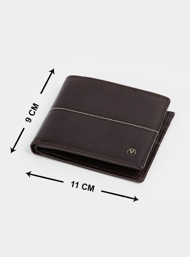 VAN HEUSEN Textured Leather Bi-Fold Wallet