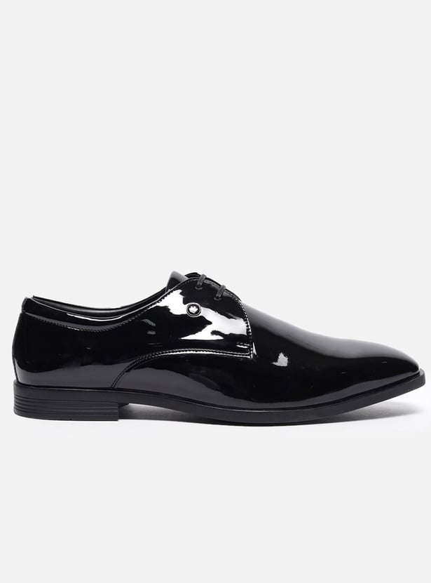 LOUIS PHILIPPE Solid Lace-Up Shoes
