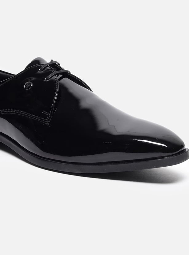LOUIS PHILIPPE Solid Lace-Up Shoes