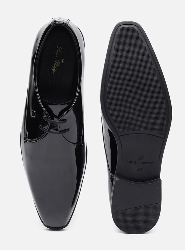 LOUIS PHILIPPE Solid Lace-Up Shoes
