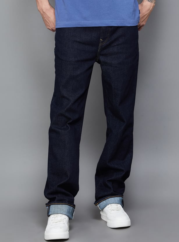 AMERICAN EAGLE Washed Boot Cut Jeans